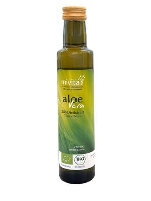 Aloe Vera Direct Juice 99,8% from the organic farm Mallorca