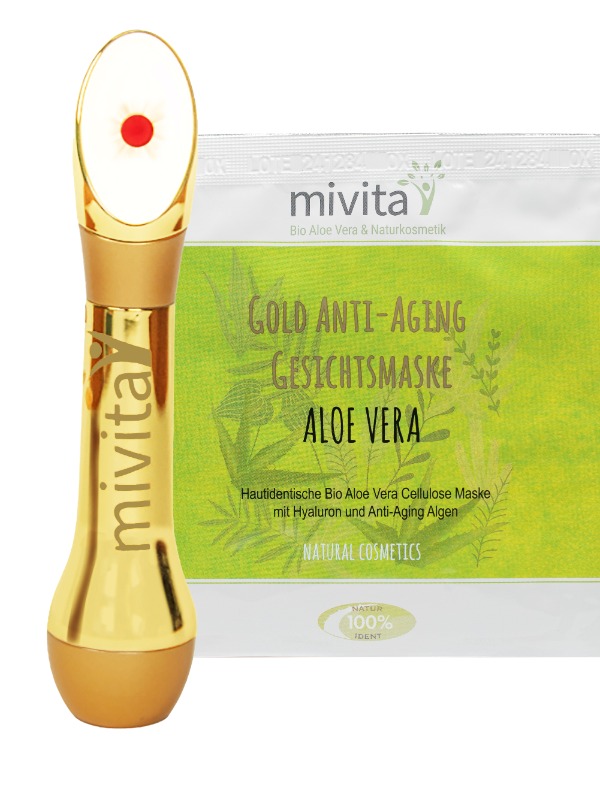 Timeless facial massager + 1 Gold Perfect Anti Aging Mask for free!